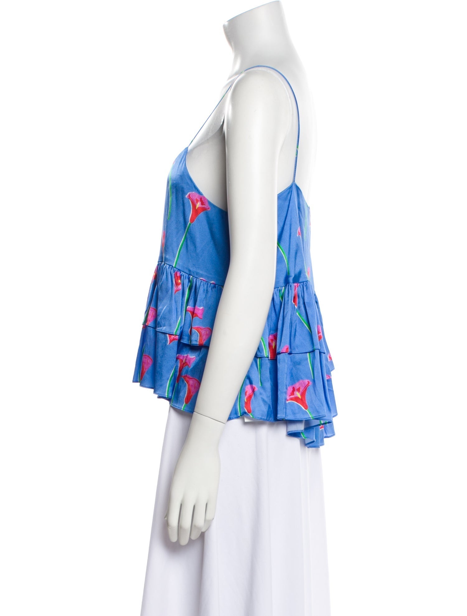 Caroline Constas Silk Printed Top